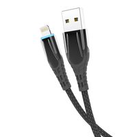 Кабель Olmio SmartLED USB 2.0 - Lightning (1,2 м; 2,1 A)