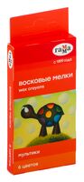 Мелки восковые "Мультики" (6 цветов)