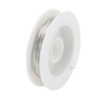 Проволока медная для рукоделия (0,4 мм х 10 м; серебро)