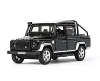 Машинка инерционная "Land rover Defender Pickup" (черный)