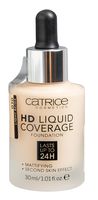 Тональный крем для лица "HD Liquid Coverage" тон: 010, light beige