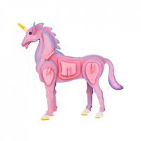 Сборная деревянная модель "Единорог Unicorn"