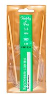Спицы круговые для вязания (бамбук; 3,5 мм; 100 см)