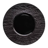 Тарелка фарфоровая "Wild Slate" (280 мм; чёрный)