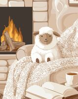 Картина по номерам "Теплый вечер" (400х500 мм)