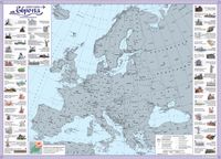 Скретч-карта Европы (68х48 см)