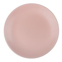 Тарелка подстановочная керамическая (267 мм; розовый)