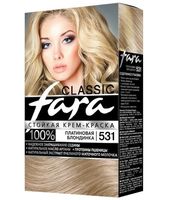 Крем-краска для волос "Fara. Classic" тон: 531, платиновая блондинка