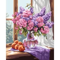 Картина по номерам "Букет гортензий" (400х500 мм)