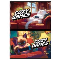 Альбом для рисования "Cozy games" (А4; 24 листа)
