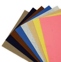 Фетр листовой жесткий "Astra&Craft №3" (20х30 см; 8 листов)