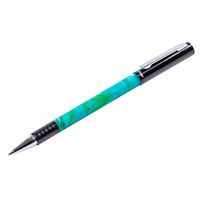 Ручка шариковая синяя "Fantasy" (0,7 мм; бирюзовый акрил)