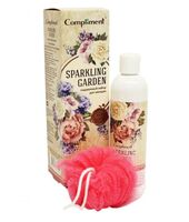 Подарочный набор "Sparkling Garden" (гель для душа, мочалка)