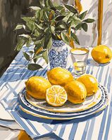 Картина по номерам "Сочные лимоны" (400х500 мм)