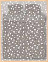 Постельное белье "Stars Grey" (евро)