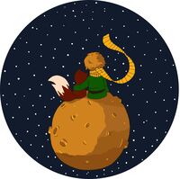 Картина по номерам "На своей планете" (400х400 мм)