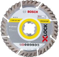 Алмазный круг Bosch X-LOCK Standard (сухая резка) универсальный (125х22 мм)