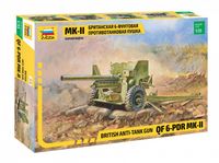 Сборная модель "Британская 6-футовая ПТ пушка Мк-II" (масштаб: 1/35)