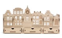 Сборная деревянная модель "Домики Амстердама"