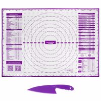 Коврик для выпекания силиконовый "Daswerk" (460х660 мм; фиолетовый)