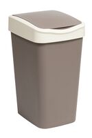 Ведро для мусора "Tandem. С подвижной крышкой" (20 л; шоколад)