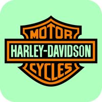 Набор подставок под кружку флуоресцентных "Harley-Davidson"