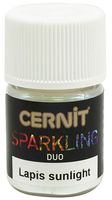 Мика-порошок "CERNIT Sparkling powder. Duo" (лазурный свет; 2 г)