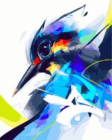 Картина по номерам "Взгляд колибри" (400х500 мм)