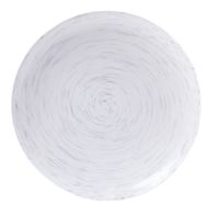 Тарелка стеклянная "Stonemania White" (250 мм)