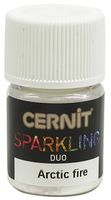 Мика-порошок "CERNIT Sparkling powder. Duo" (арктический огонь; 2 г)