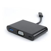 Переходник Gembird USB Cablexpert A-CM-VGA3in1-01