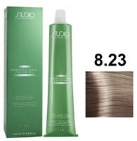 Крем-краска для волос "С экстрактом женьшеня и рисовыми протеинами" тон: 8.23, светлый бежевый перламутровый блонд