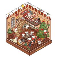 Набор для творчества "Румбокс-наклейки. Праздничные хлопоты"