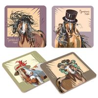 Подставка под горячее "Игривая грива" (145 мм)