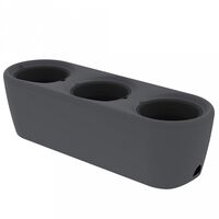 Кашпо "Дивный сад" (4 л; графит)