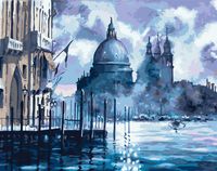 Картина по номерам "Туманная Венеция" (400х500 мм)