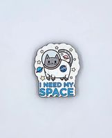 Значок "Кот I need my space" (арт. 901)