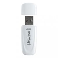 USB Flash Drive 64GB SmartBuy Scout White (SB064GB3SCW)