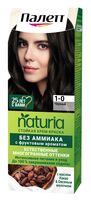 Крем-краска для волос "Naturia" тон: 1-0, чёрный