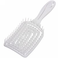 Расчёска массажная для волос "Для бережного расчёсывания мокрых волос" (белая)