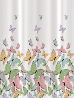 Занавес-шторка для ванной "Butterfly" (180х180 см)