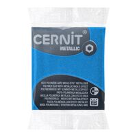 Глина полимерная запекаемая "CERNIT Metallic" (синий; 56 г)