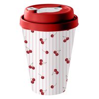 Стакан с крышкой "Черри" (420 мл)