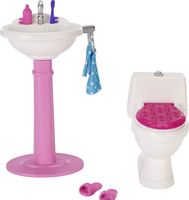 Набор мебели для кукол "Барби. Туалетная комната"