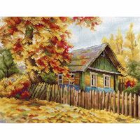 Набор для вышивания "Домик на пригорке" (200х250 мм)