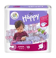 Подгузники "Baby Happy Junior" (12-25 кг; 10 шт.)