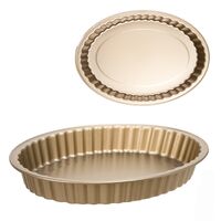 Форма для выпекания металлическая "Market Union" (300х220х40 мм; золотистый)