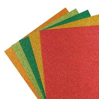 Набор фоамирана с глиттером "Ассорти №03" (20х30 см; 5 листов)