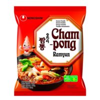 Лапша быстрого приготовления "Чампонг. Со вкусом кальмара. Острая" (124 г)