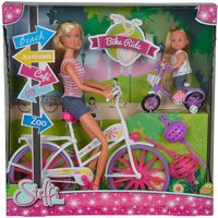 Набор кукол "Штеффи и Эви на велосипедах"